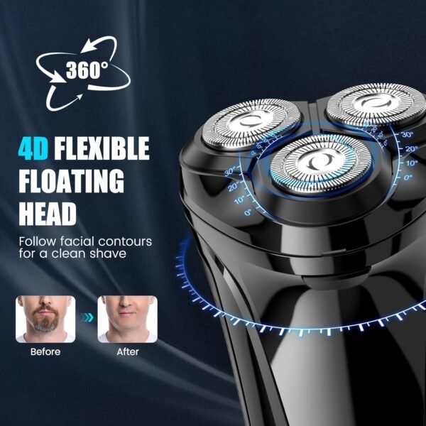 4D Flexible Floating Head Shaver
