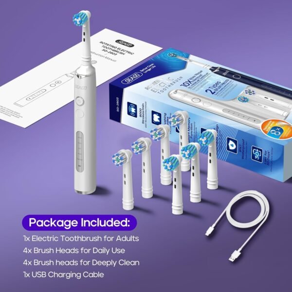 SEAGO Round Electric Toothbrush