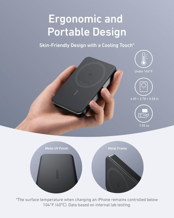 Ultra-Thin Magnetic 10,000mAh Powerbank - Image 2