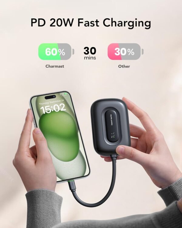 Mini Portable 5,000mAh Powerbank - Image 2